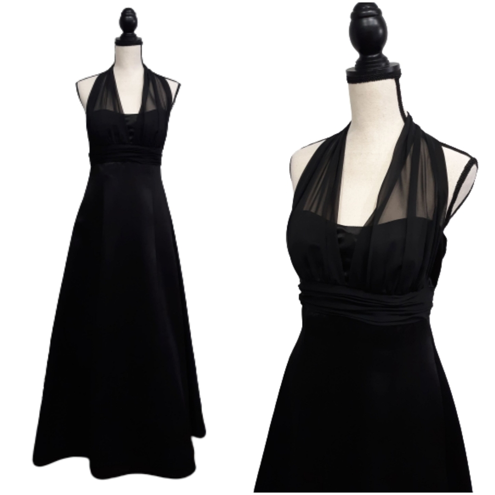 David's Bridal Black Bridal Gown sz 10
